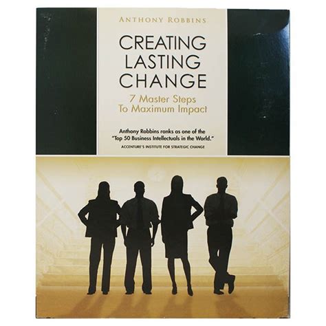 Create Lasting Change Anthony Robbins Workbook
