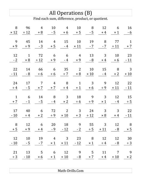 Create Mixed Operations Worksheets Math Goodies Mixed Fraction Operations Worksheet - Mixed Fraction Operations Worksheet