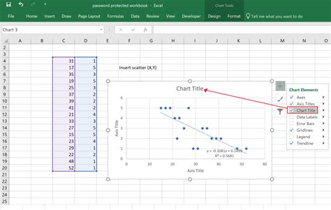 create scatter plot in excel
