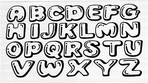 Create Stunning Bubble Letters A Z Tips And Creative Writing Alphabet Letters - Creative Writing Alphabet Letters