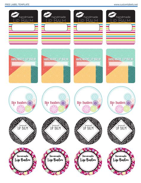 create your own lip balm labels printables