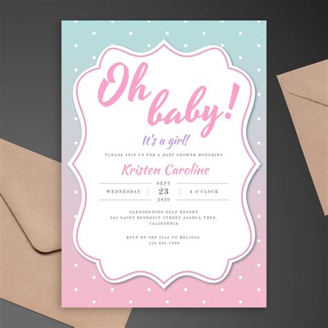 Creatice Baby Shower Invitation Package