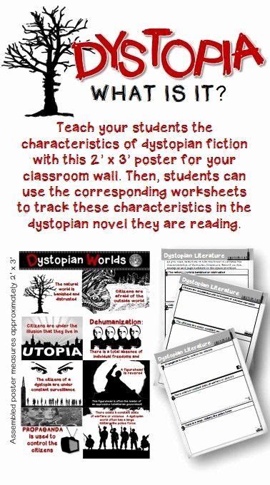 Creating A Dystopia Worksheet   10 Lesson Dystopia Sow With 2 Hw Sheets - Creating A Dystopia Worksheet