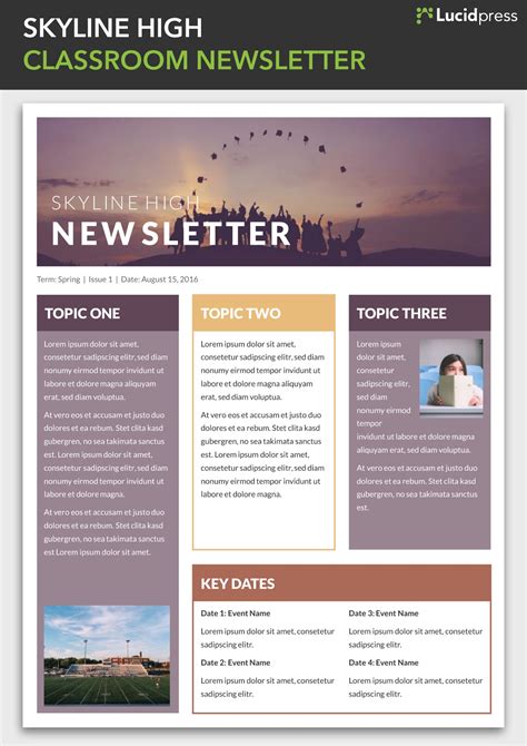 Creating A Newsletter Template
