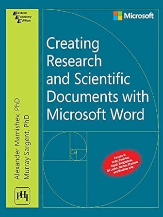 creating research and scientific documents using