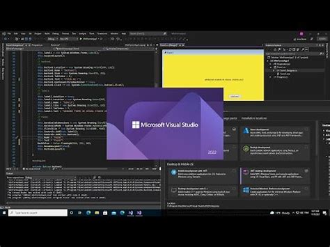 creating windows forms applications with visual studio and