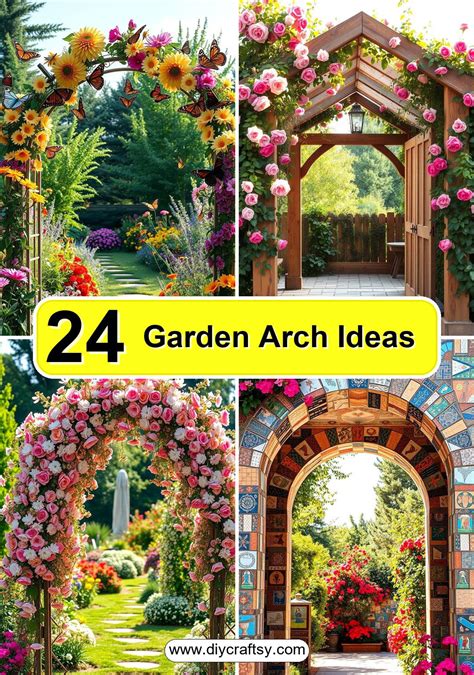 creative garden arch ideas