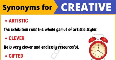 Creative Synonym