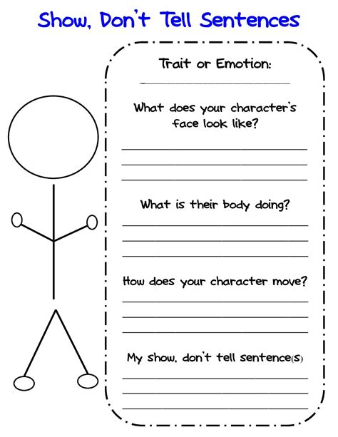 Creative Writing Describing Characters Character Planner Writing - Character Planner Writing