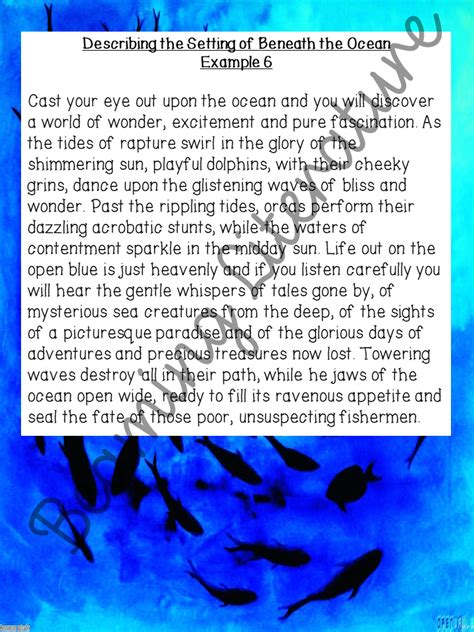 Creative Writing Description Of The Ocean Adrian Alessi Ocean Description Creative Writing - Ocean Description Creative Writing