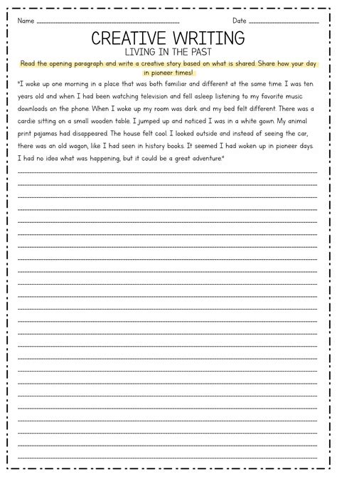 Creative Writing Exercises 4th Grade Four Part Writing Exercises - Four Part Writing Exercises