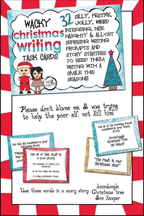 Creative Writing On Christmas   Christmas Creative Writing Prompts Kidzone - Creative Writing On Christmas
