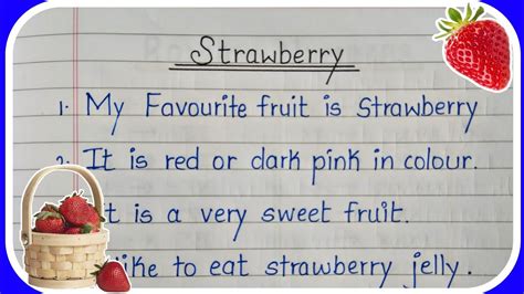 Creative Writing On Fruits For Grade 1 Gabe Ripe Fruit Writing - Ripe Fruit Writing
