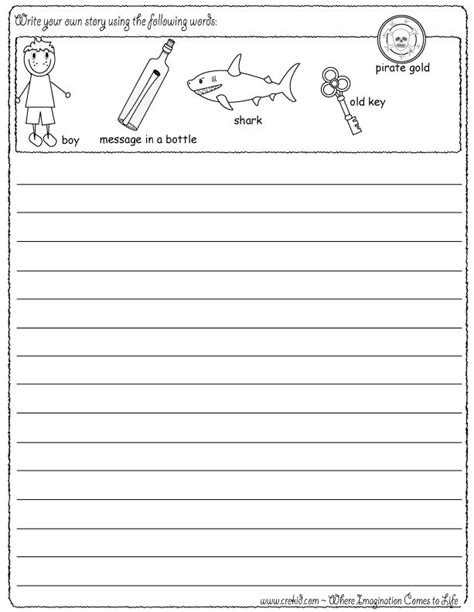 Creative Writing Worksheet Grade 1 Creative Writing Worksheets Grade 1 - Creative Writing Worksheets Grade 1