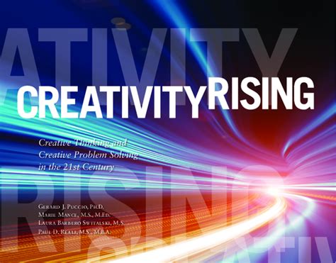 Creativity Rising Creative Thinking And Creative Problem Solving In The 21st Century