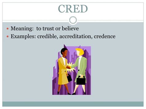 Cred Meaning