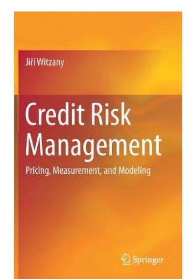 Full Download Credit Risk Pricing Measurement And Management 