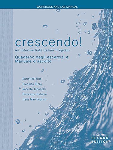 Full Download Crescendo Workbook And Lab Manual An Intermediate Italian Program 