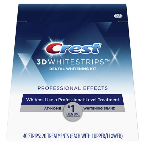 Crest 3d White Professionnels Effets   Instructions Crest 3d White Whitestrips Blanchiment Des Dents - Crest 3d White Professionnels Effets