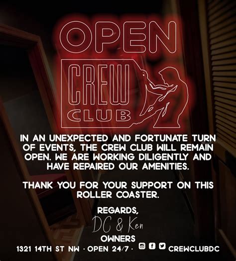 crew club dc shut down