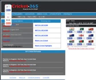 cricket 365 me