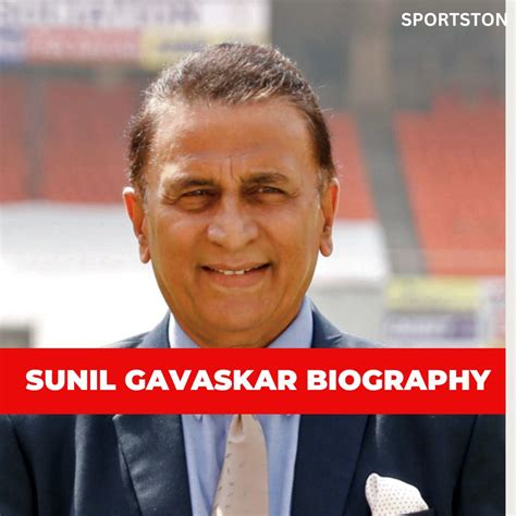 cricketer sunil gavaskar biography