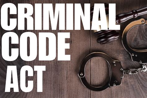 Criminal Code Amendment Act 2017 National Assembly