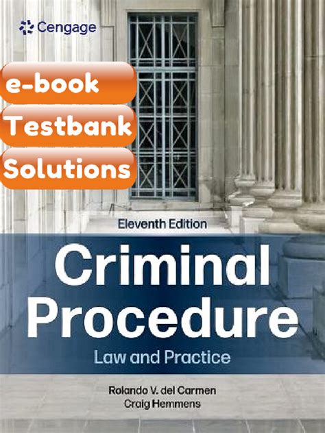 Criminal Procedure 11th Edition Study Guide