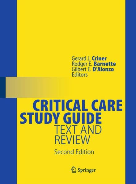 Read Critical Care Study Guide Text And Review Rar 