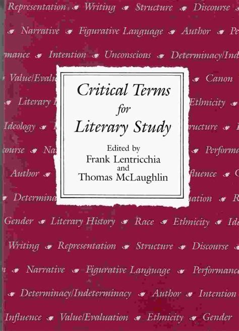 Full Download Critical Terms For Literary Study 