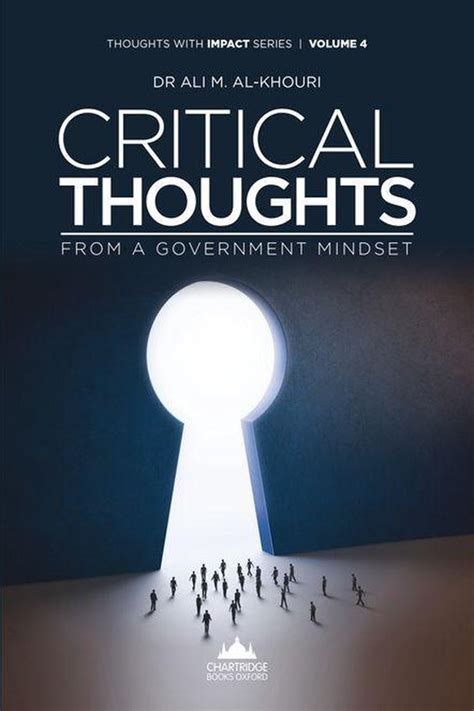 Read Online Critical Thoughts From A Government Mindset Thoughts With Impact 