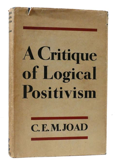 Critique Of Logical Positivism
