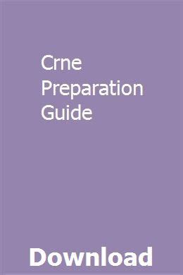 Read Crne Study Guide 
