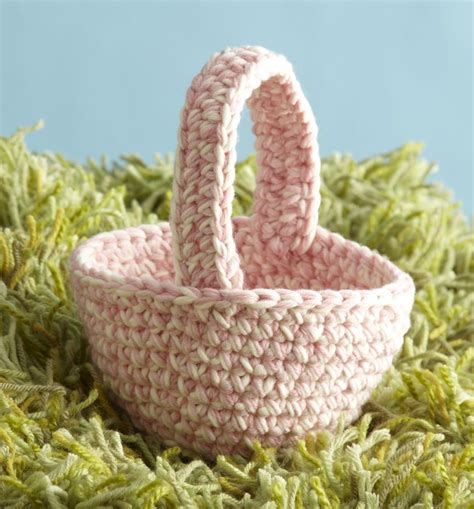 Crochet Easter Basket Free Pattern
