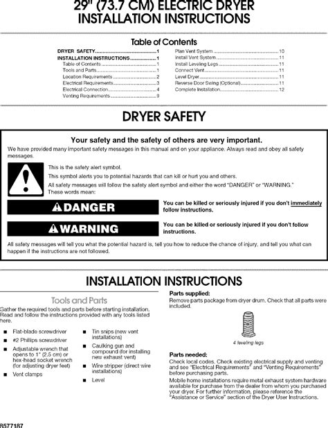 Full Download Crosley Dryer User Guide 