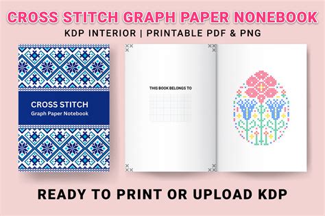 Cross Stitch Graph Paper Notebook Cross Stitching