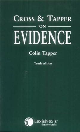 Download Cross And Tapper On Evidence A Hansen 