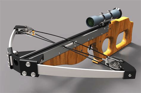 crossbow 3D model 3D printable CGTrader
