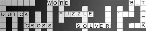 Crossword Quick Solve Solver