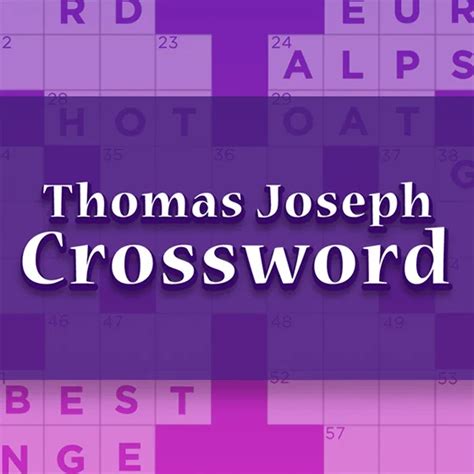 Crossword Thomas Joseph