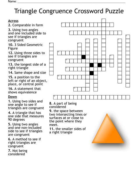 Full Download Crossword Puzzle On Congruence Of Triangles 