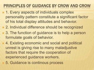 Crow And Crow Principles Of Guidance