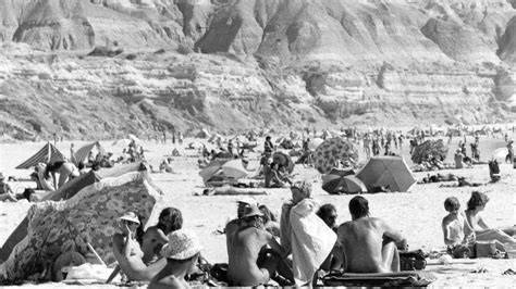 crowded nude beach