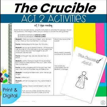 Crucible Act 2 Types Of Conflict Answers