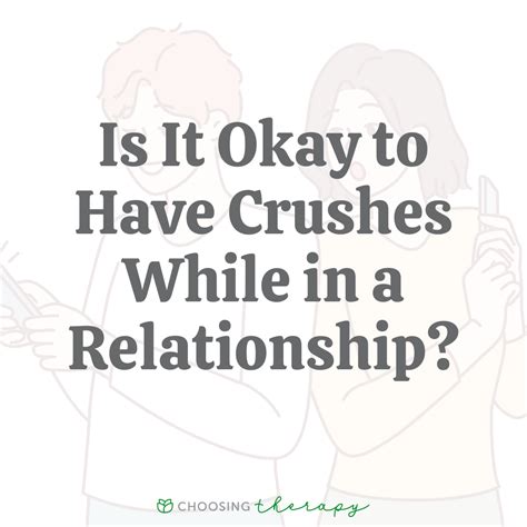 crush while in a relationship