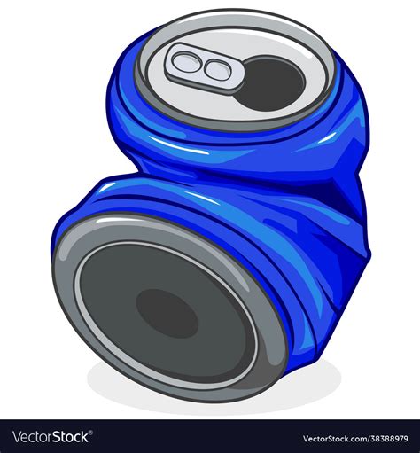 Crushed Soda Can Drawing