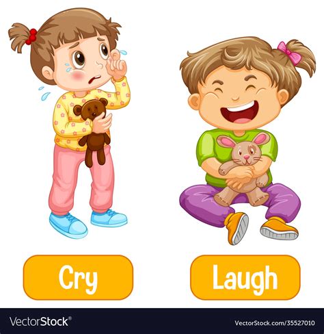 Cry Opposite Word