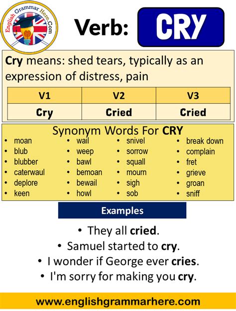 Cry Past Tense