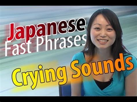 crying in Japanese? How to use crying in Japanese. Learn Japanese