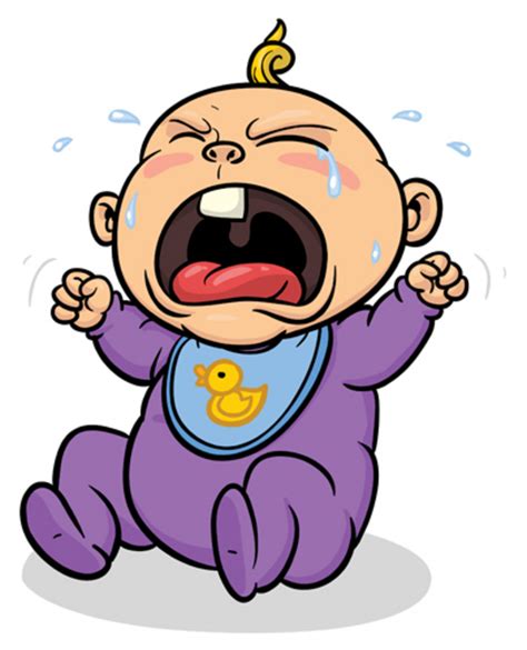 Crying Toddler Clipart